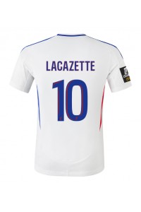 Olympique Lyonnais Alexandre Lacazette #10 Jalkapallovaatteet Kotipaita 2024-25 Lyhythihainen